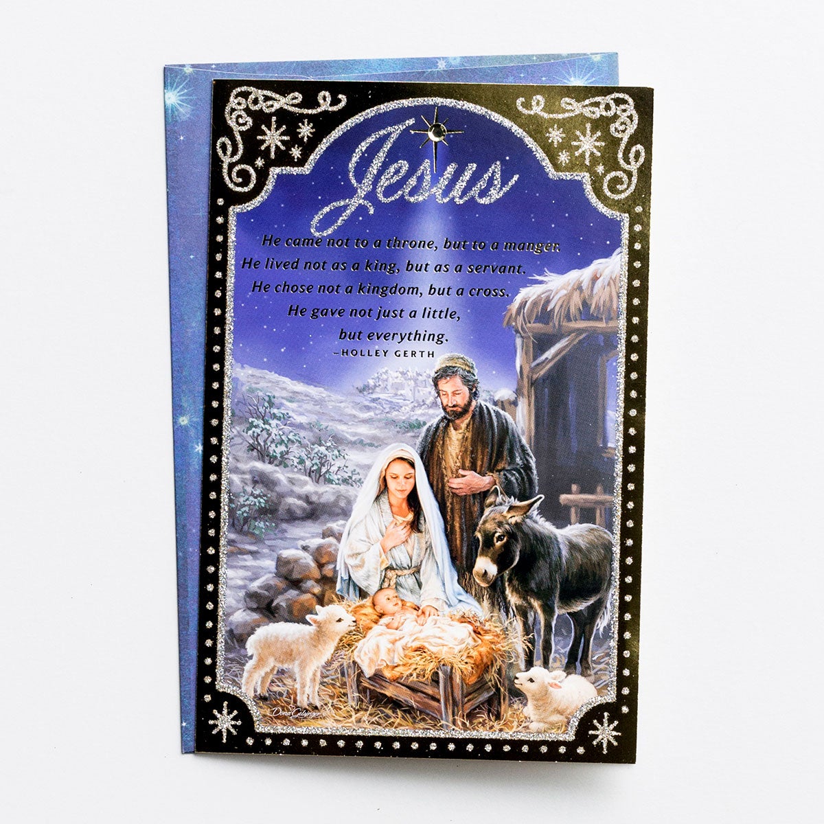 Jesus Nativity Scene Christmas Cards 60683 Oceans Books Christian